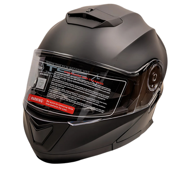 Casque moto modulaire DVS Modèle T161 Rouge