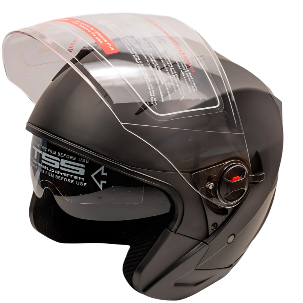 DVS Open Face Motorcycle Helmet Model T706 Matt
