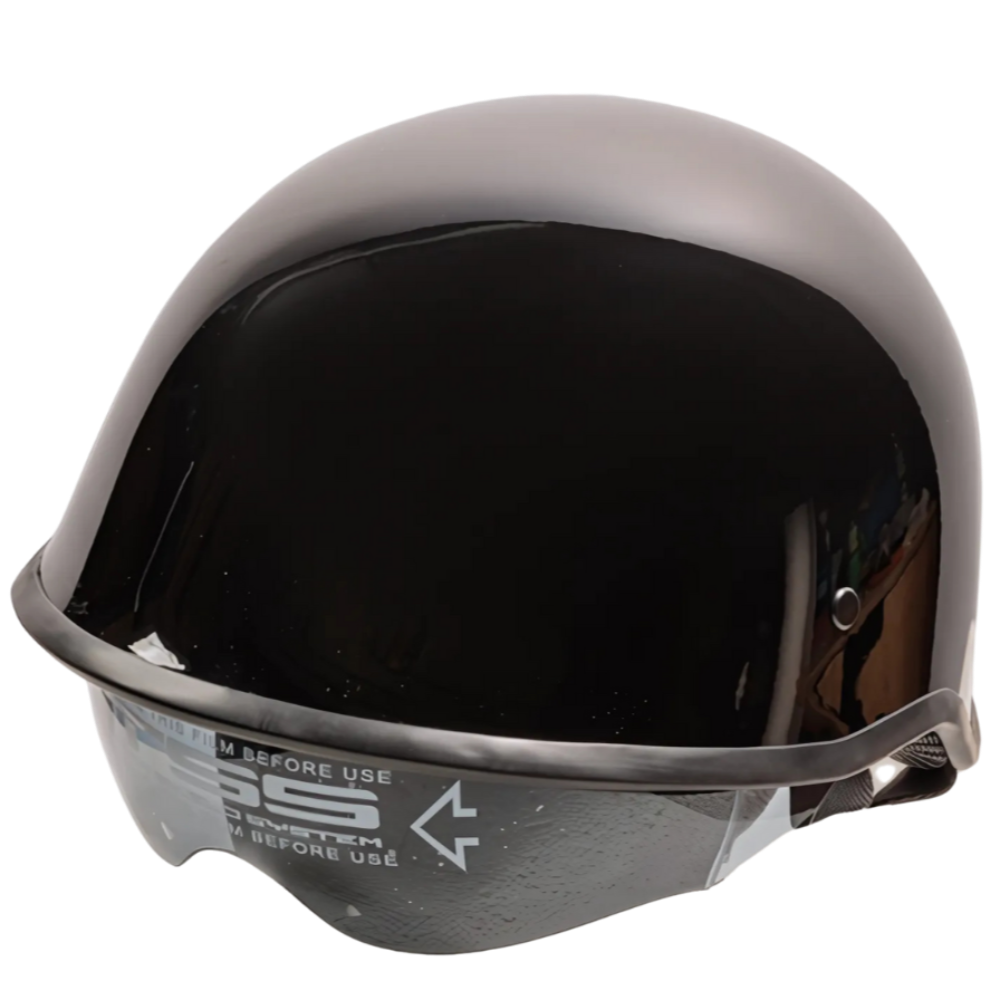 DVS Half Helmet Motorcycle Helmet Model P110 Lustre