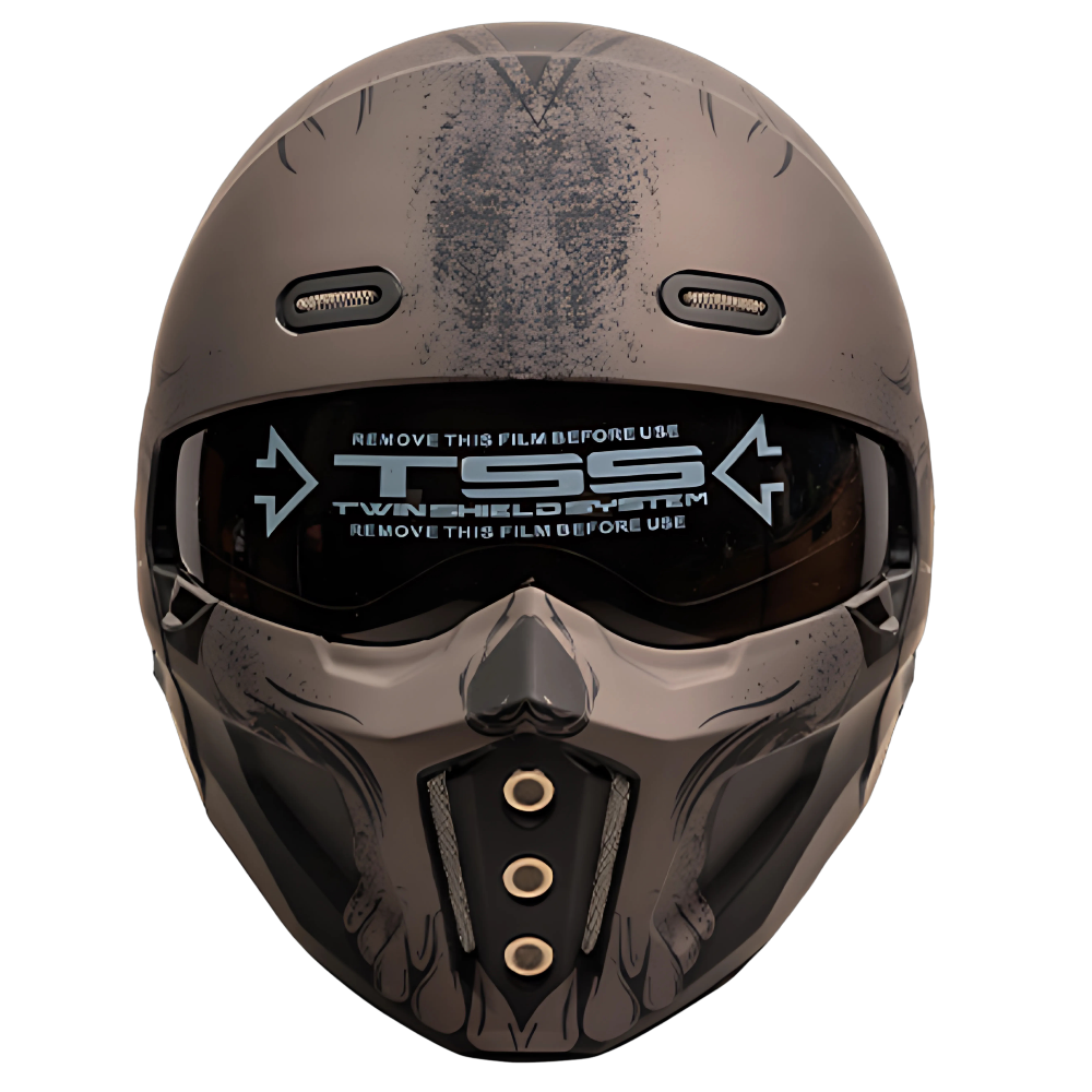 FullFace DVS motorcycle helmet model A900 Skull