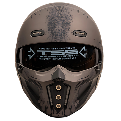 FullFace DVS motorcycle helmet model A900 Skull