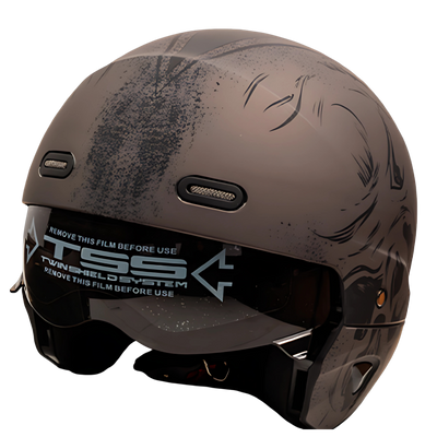 FullFace DVS motorcycle helmet model A900 Skull