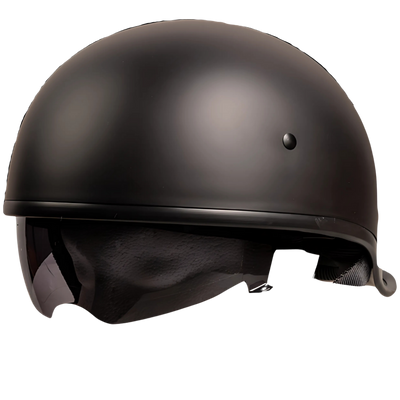 DVS Half Helmet Motorcycle Helmet Model P120 Mat