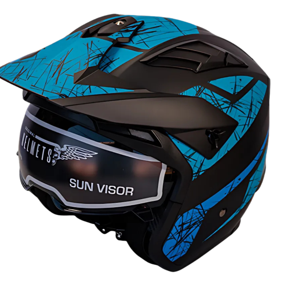 T163 FullFace Blue