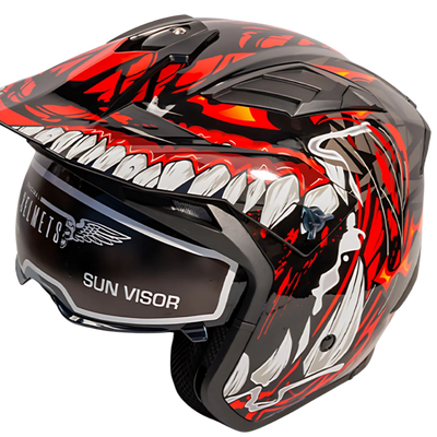 T163 FullFace Red