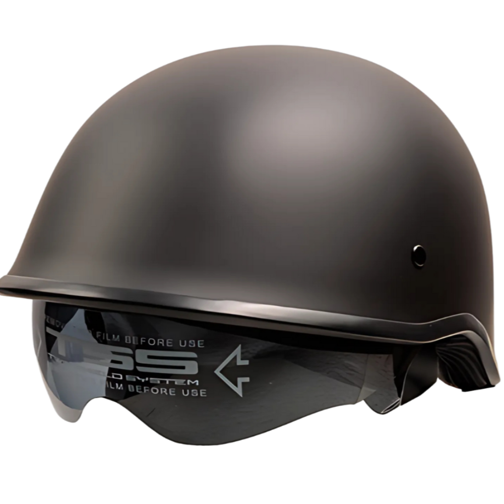 DVS Half Helmet Motorcycle Helmet Model P110 Lustre